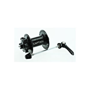 O2 Hub Captain Disc 40 Hole Black